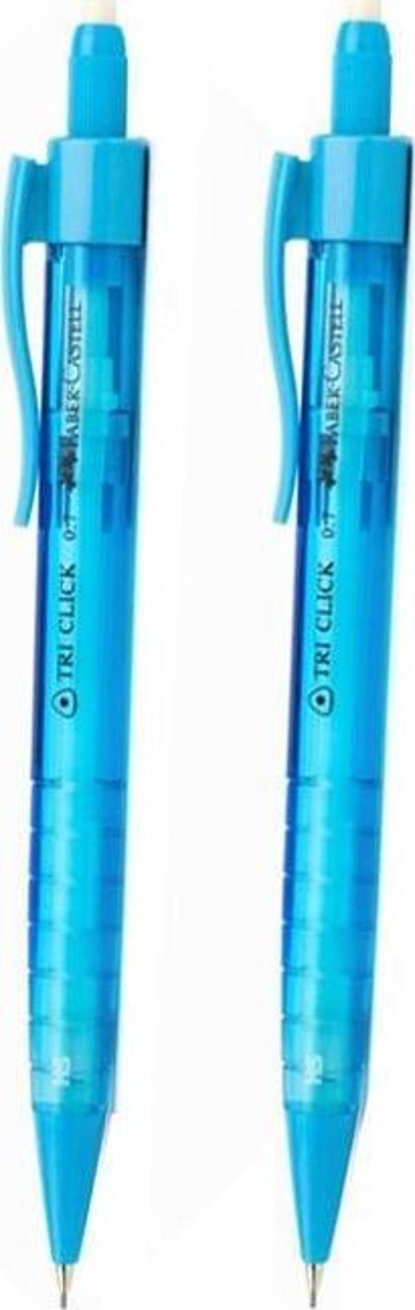 Faber-Castell Tri Click Versatil 0.7mm 2 li Mavi Set - Image 1