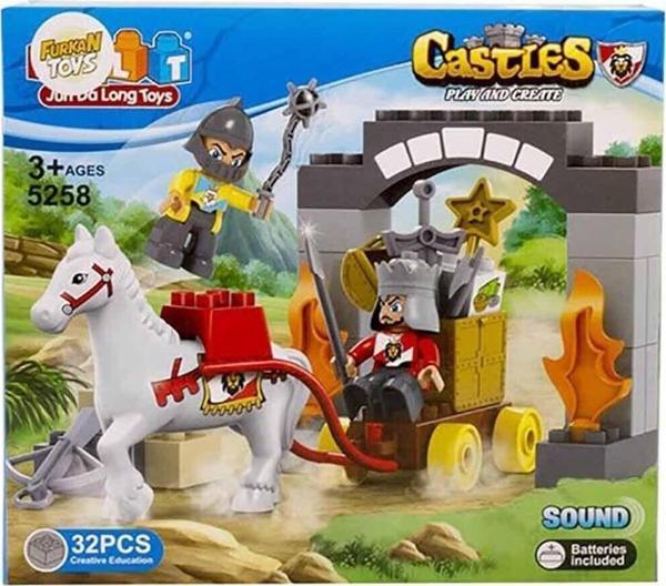 Furkan Oyuncak Furkan Toys 32 Parça Blok Kale Seti - Image 1