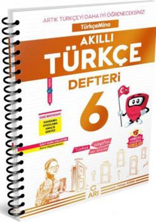 Arı Yayınları 6. Sınıf Akıllı Türkçe Defteri - Arı Yayıncılık - Image 1
