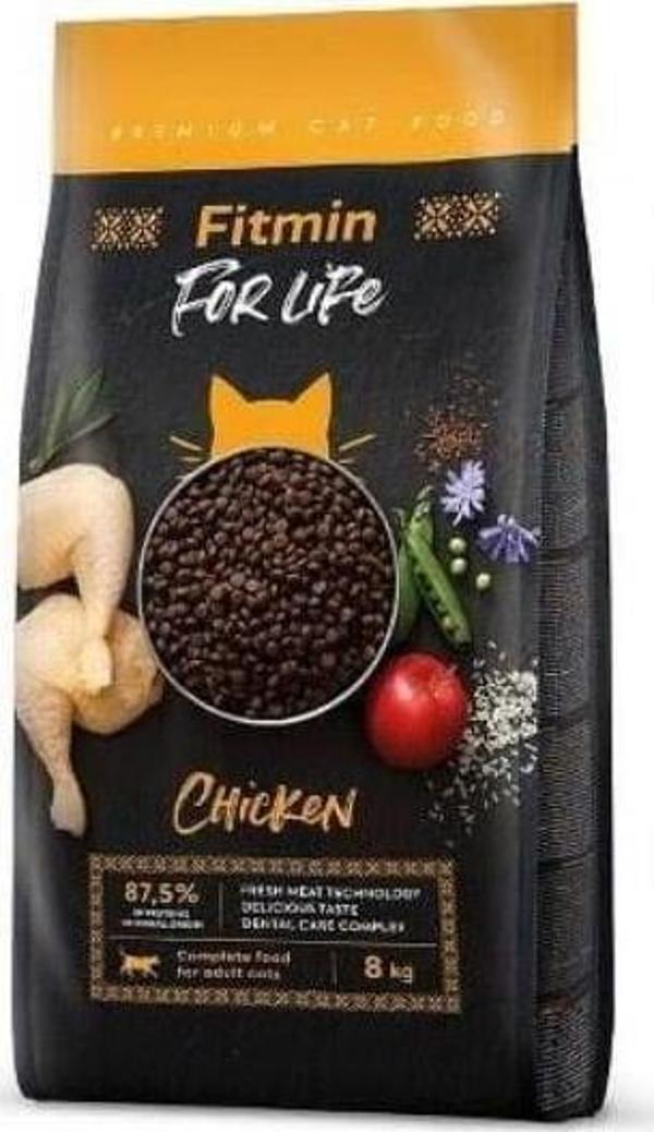 Fitmin For Life Adult Tavuklu Yetişkin Kedi Maması 8 Kg - Image 1