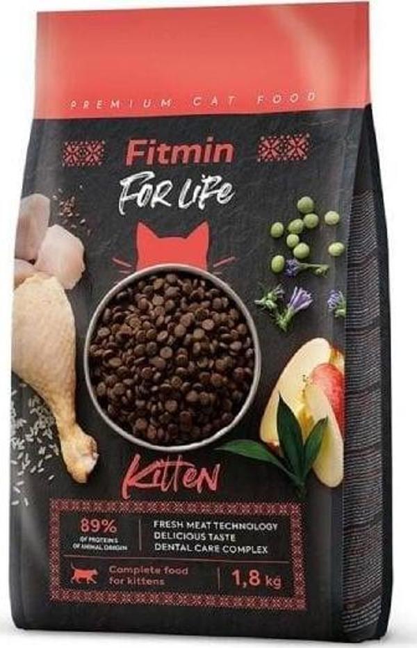 Fitmin For Life Kitten Taze Tavuk Etli Yavru Kedi Maması 1.8 Kg - Image 1