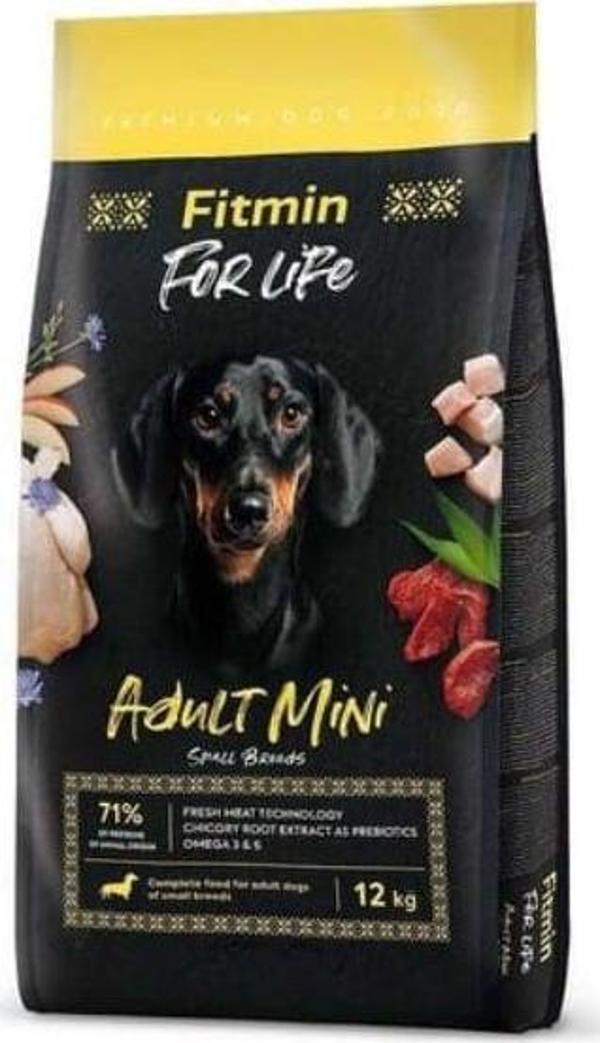 Fitmin For Life Mini Irk Kümes Hayvanlı Yetişkin Köpek Maması 12 Kg - Image 1