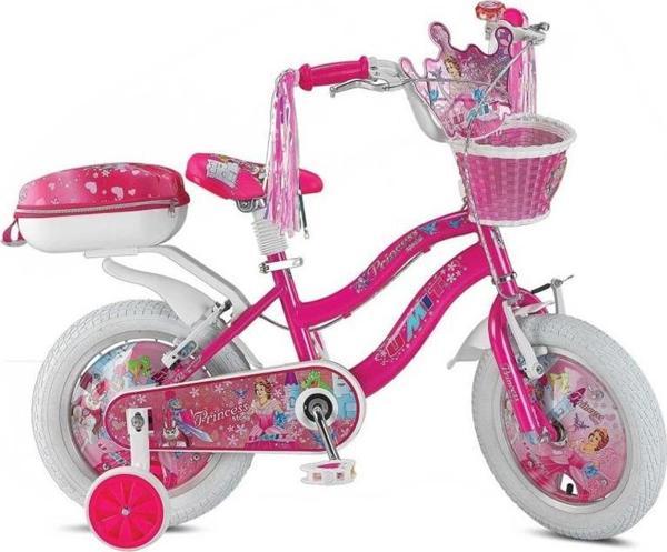ÜMİT 1408 PRINCESS-SEPET-V-KIZ ÇOCUK BİSİKLETİ 14 JANT PEMBE - Image 1
