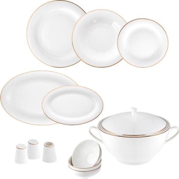 Jumbo Bright Gold 12 Kişilik 60 Parça Yemek Takımı - Image 1