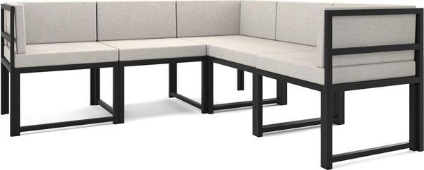 Wood House Doruk 5'Li Köşe Takımı Bej (Mutfak,Bahçe,Balkon,Oturma Odası) - Image 1