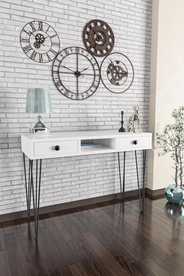 Wood House -Ela Dresuar-Beyaz Beyaz - Image 1