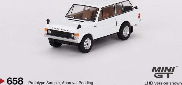 Mini GT Range Rover Davos White 658 - Image 1
