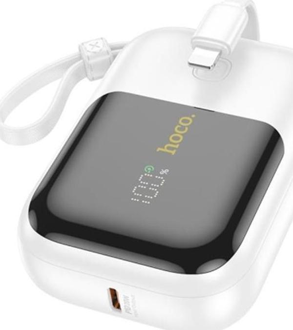 Polham HC 22.5W 10000mAh Type C Kablolu Powerbank, Yüksek Voltaj ve Isı Korumalı Taşınabilir Powerbank - Image 1