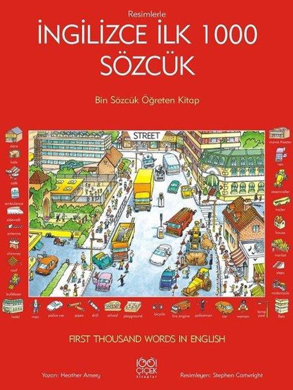 İngilizce İlk 1000 Sözcük - Bin Sözcük Öğreten Kitap - 1001 Çiçek - Image 1