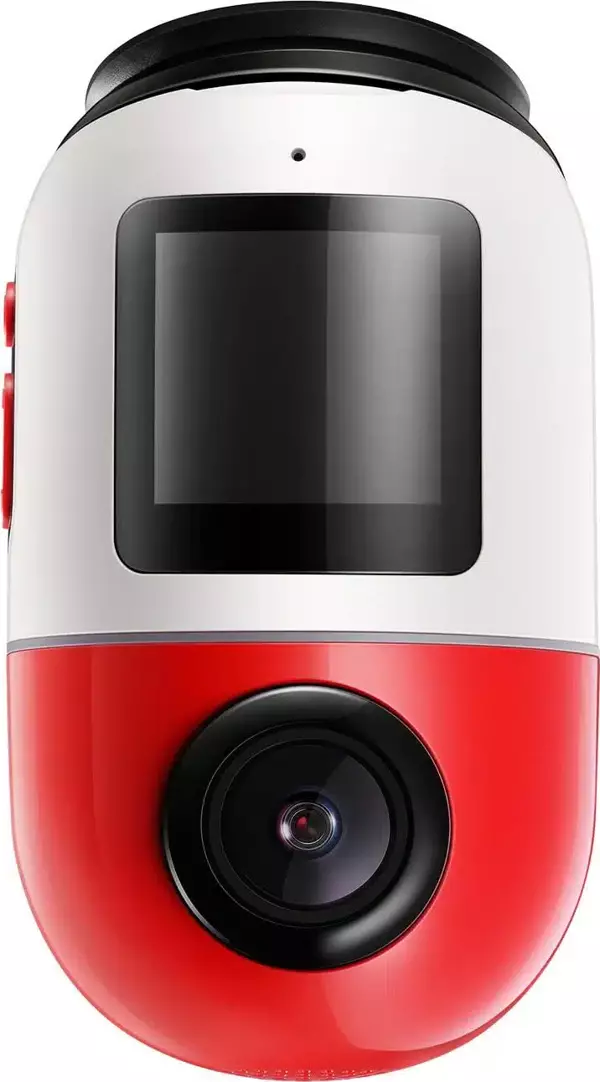 70mai X200 Omni 128GB 360° Dönebilen Araç İçi Kamera – Kırmızı & Beyaz - Image 1