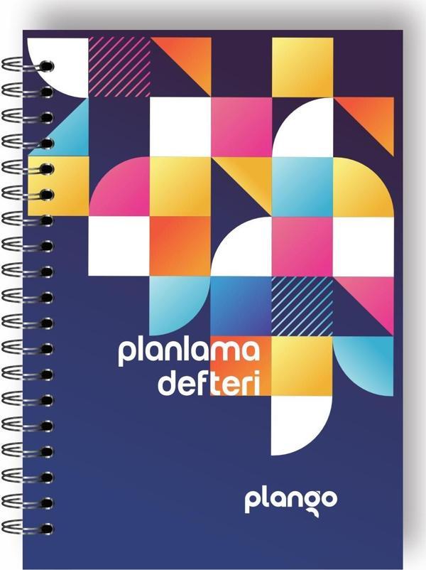 Renkli Şekiller Günlük Planlayıcı Defter - Daily Planner - Ders Çalışma Planlayıcı Defteri - Planlam - Image 1