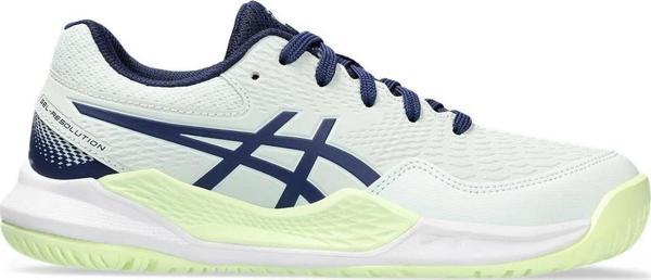 Asics Gel Resolution 9 GS Yeşil Sarı Çocuk Tenis Ayakkabısı - Image 1