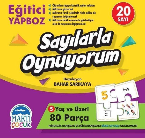 Sayılarla Oynuyorum - Eğitici Yapboz - 20 Sayı - Martı Yayınları Yayınevi - Image 1