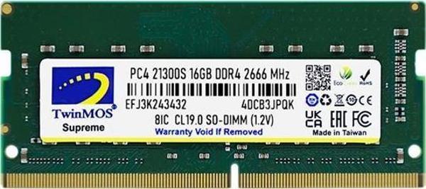 TWINMOS MDD416GB2666N 16GB DDR4 2666MHZ Bellek - Image 1