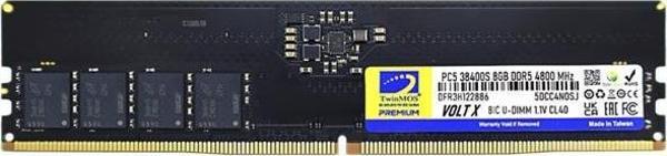 TWINMOS TMD58GB4800U40 8 GB DDR5 4800MHZ CL40 Bellek - Image 1