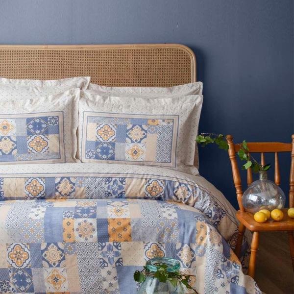 Apricitas Home Maude Çift Kişilik Nevresim Takımı İndigo - Image 1