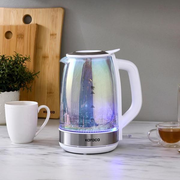 Karaca Shinyglass K20 2200W Su Isıtıcısı Opal - Image 1