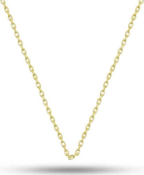 Gümüş Gold 0.30 Mikron 45 Cm Forse Kadın Zincir - Image 1