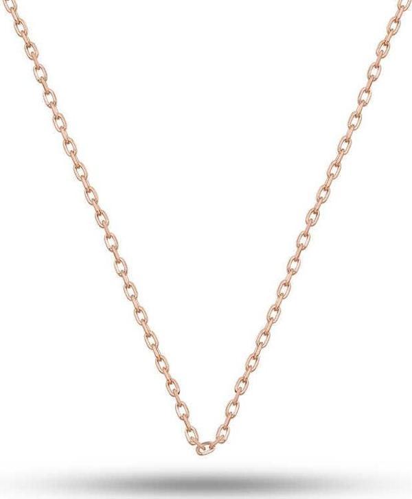 Gümüş Rose 0.30 Mikron 45 Cm Forse Kadın Zincir - Image 1