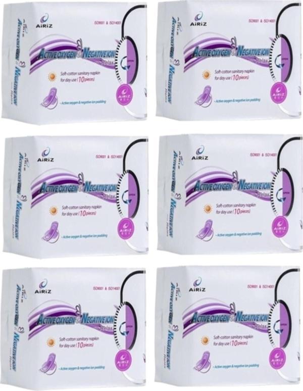 Tiens Airiz Hijyenik Kadın Ped Seti 6 Paket Gündüz - Image 1