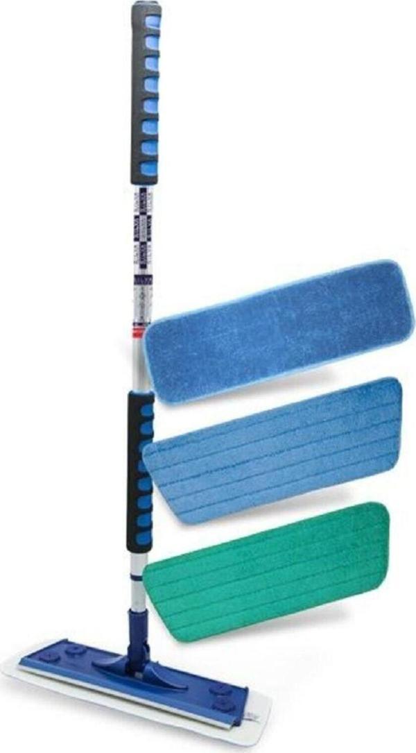 Silva Network Mop Mikrofiber Teleskopik Mop 3 Lü Set ( 1 Adet) Pra-1259366-4017 - Image 1
