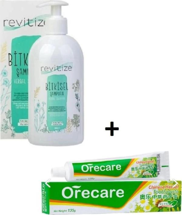 Tiens Revitize Bitkisel Şampuan & Orecare Bitkisel Diş Macunu 135 Gr - Image 1