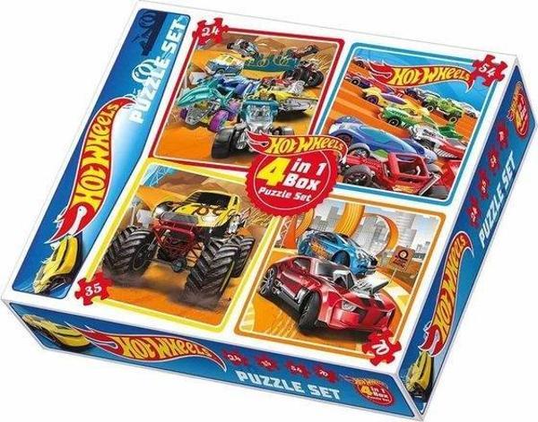 DiyToy Hot Wheels 4 in 1 Puzzle - Image 1