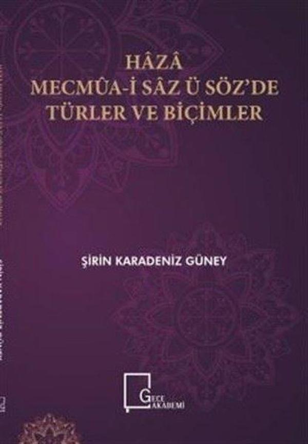 Haza Mecmua-i Saz ü Sözde Türler ve Biçimler - Gece Akademi - Image 1