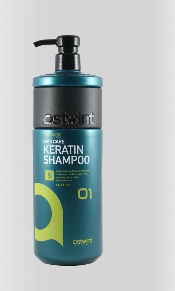 Ostwint Tuzsuz Şampuan Keratin 1000 ML - Image 1