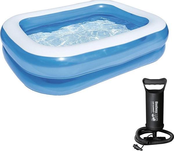 Bestway Pompasıyla 54005, Büyük Şişme Aile Havuzu-201x150x51cm - Image 1