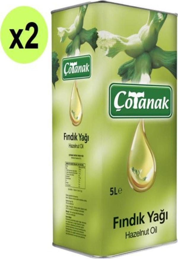 Çotanak Fındık Yağı 2x 5lt - Image 1