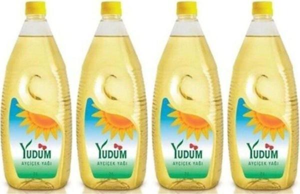 Yudum Ayçiçek Yağ Pet 2 lt 4 Adet - Image 1