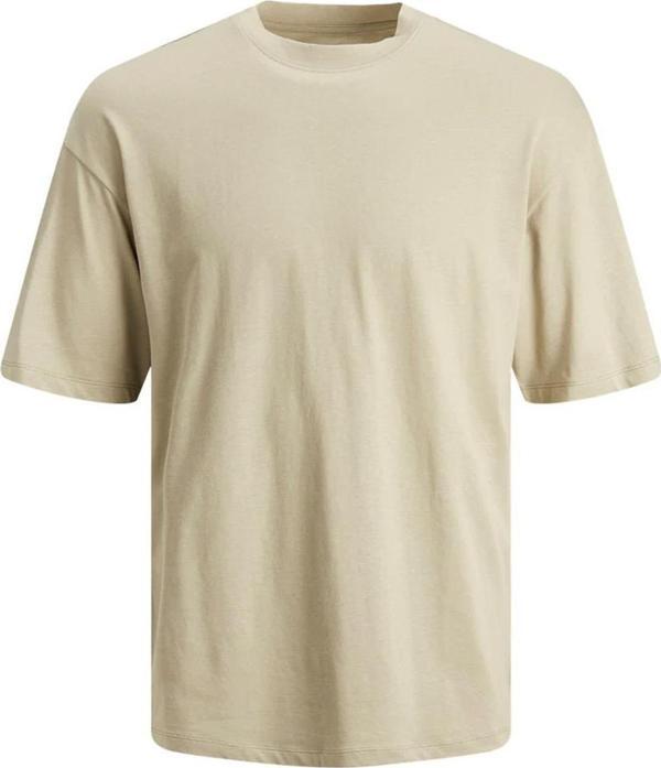 Jack&Jones 12253993 Jorgrand Oversize Tee Ss Crew Neck Blk Bej - Image 1
