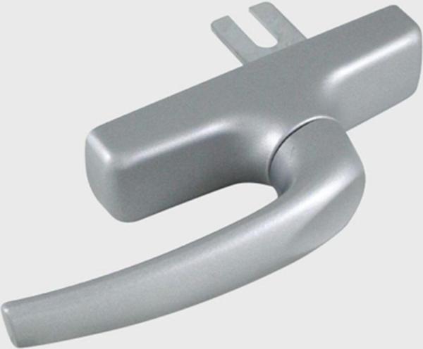 Aluminyum Eksenel Pencere Kolu Çatal Tek Dilli Gri - Image 1