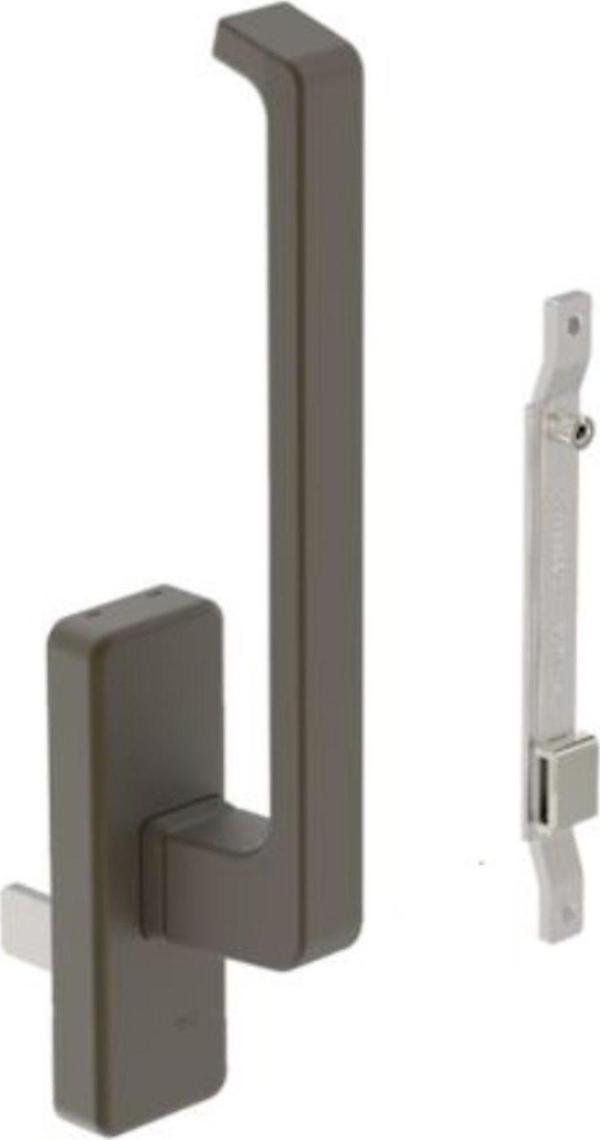 Aluminyum Tam Otomatik Sürme Için Kapı Kolu -sağ Koyu Kahve - Image 1