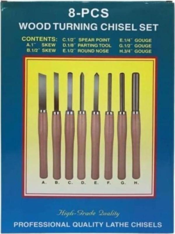Fırat Hırdavat Ahşap Oyma Takımı 8 Parça - Image 1