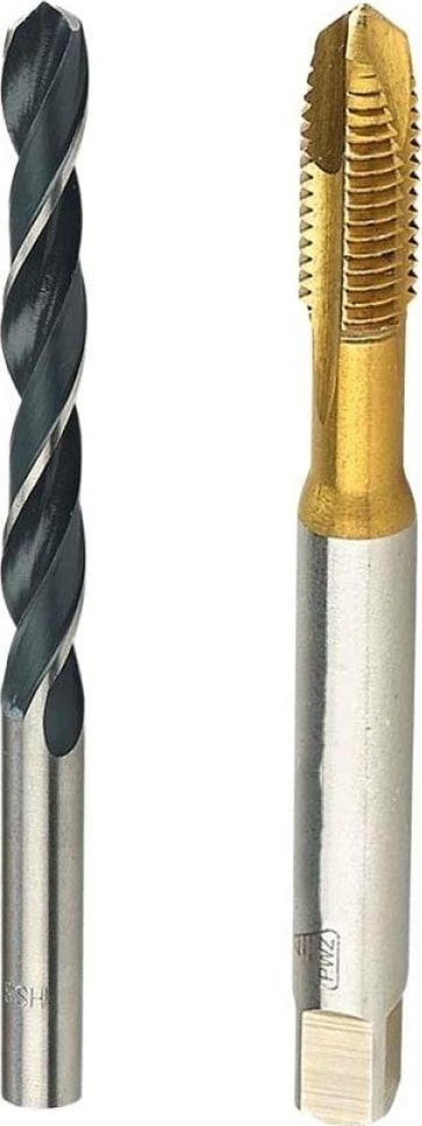 Gfb M12 Titan Kaplı Düz Kılavuz 10.2 Mm Hss Matkap Ucu - Image 1