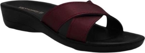 Ceyo Siena-14 Bordo Rahat Ortapedik Kadın Terlik - Image 1