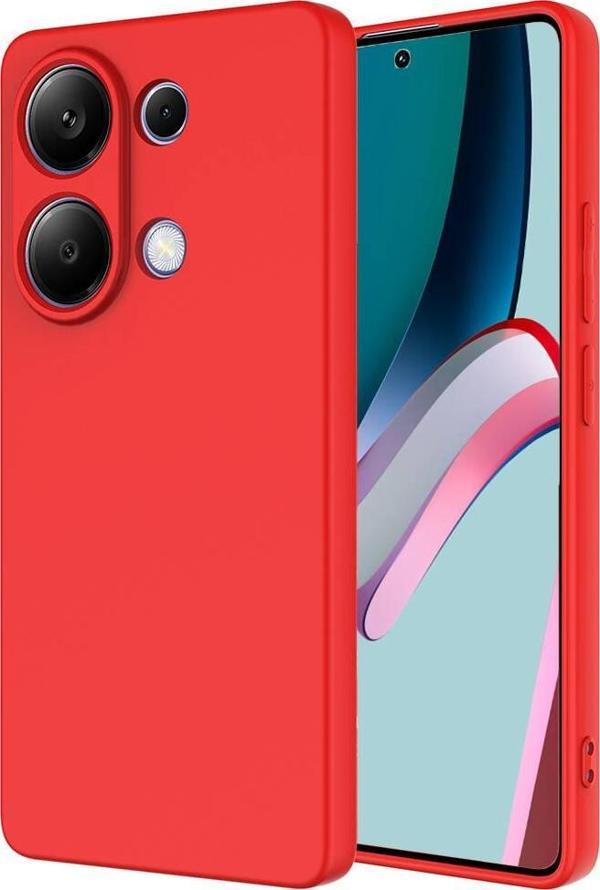 Xiaomi Redmi Note 13 4G Kılıf Lansman Tasarım İç Yüzeyi Kadife Silikon - Image 1
