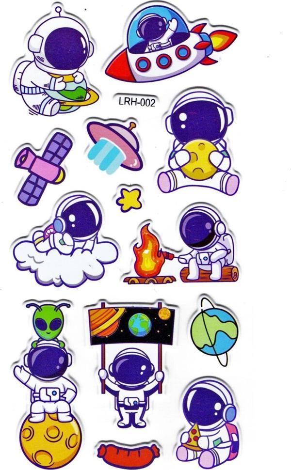 Sticker Kabartmalı Stiker Defter Planlayıcı Etiket (Lrh002)-17x9 cm- Astranot - Image 1