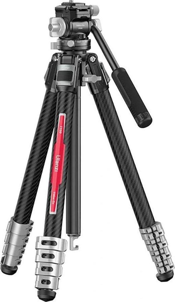 Ulanzi TT09 VideoGo Carbon Fiber Travel Video Tripod - Image 1