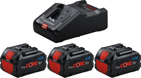 Bosch Başlangıç Kiti 3XPC18V8.0AH+GAL18V-160 0615A5004Y - Image 1