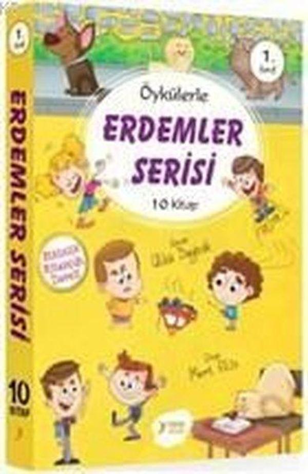 1. Sınıf Öykülerle Erdemler Seti - 10 Kitap Takım - Yuva - Image 1