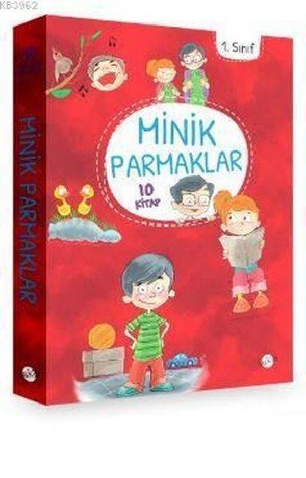 Minik Parmaklar Düz Yazı 1. Sınıf Seti - 10 Kitap Takım - Kukla - Image 1