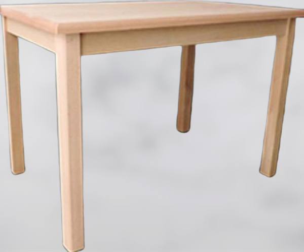 Masa 12898 CAFE Model Kayın  ayak Kaplama tabla HAM SABİT masa Kutu sevk Elyapı - Image 1