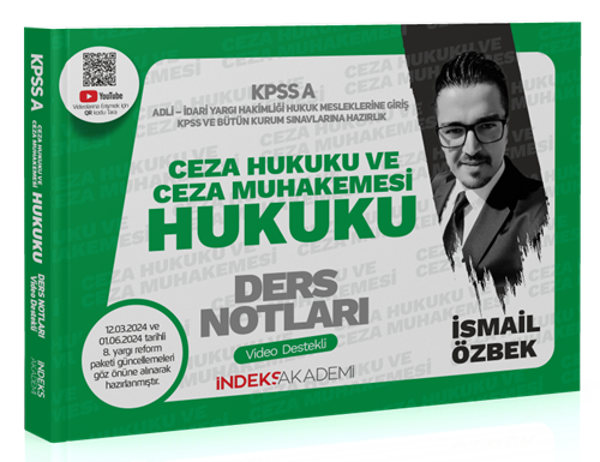 2024 KPSS A Grubu Ceza Hukuku ve Ceza Muhakemesi Hukuku Video Ders Not İndeks Akademi Yayıncılık - İndeks Akademi Yayıncılık - Image 1
