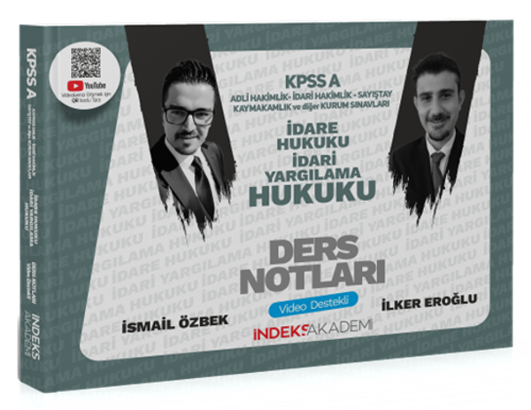2024 KPSS A Grubu İdare ve İdari Yargılama Hukuku Video Ders Notları İndeks Akademi Yayıncılık - İndeks Akademi Yayıncılık - Image 1