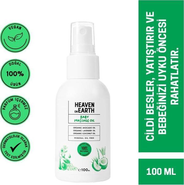 Bebek Masaj Yağı %100 Doğal Ve Organik Içerikli Vegan 100ml Rahatlatıcı- Lavanta Ve Jojoba - Image 1