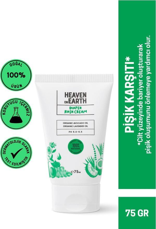 Bebek Pişik Önleyici Ve Onarıcı Rahatlatıcı Nemlendirici Krem %100 Doğal Organik Diaper Rash 75gr - Image 1