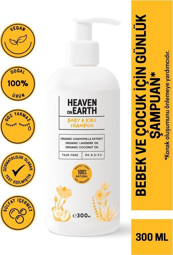 Konak Önleyici Bebek Çocuk Saç Ve Vücut Şampuanı %100 Doğal Organik Papatya Lavanta Vegan Parabensiz - Image 1